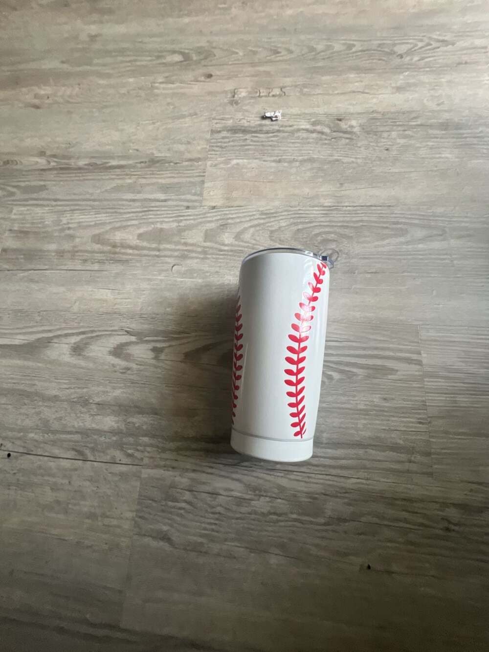 Baseball Design 20 oz Stainless Steel Insulated Travel Tumbler with Lid